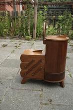 vintage harmonica hout bijzonder model naaidoos multiplex, Ophalen of Verzenden, Gebruikt, Overige typen