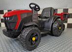 Farmer Tractor - met aanhanger - soft start - leren zit - RC, Ophalen of Verzenden, Nieuw, Afstandsbediening