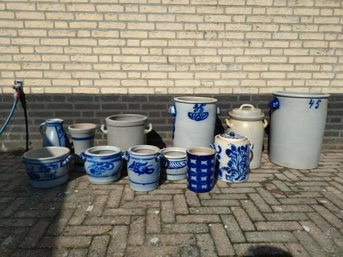 Keulse potten groot en klein, Antiek en Kunst, Antiek | Emaille, Ophalen