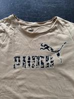 Puma T-shirt Leopard maat XL 40/42, Beige, Zo goed als nieuw, Korte mouw, Puma