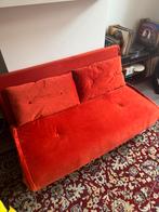 Haru Made groote slaapbank sofa bed oranje top, Ophalen, Overige kleuren, Tweepersoons, Zo goed als nieuw
