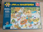 Jan van Haasteren puzzel wild water raften 1500 stuks, Ophalen of Verzenden, Zo goed als nieuw