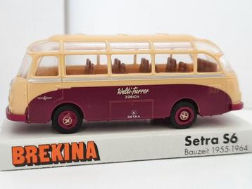 Busmodel Setra S 6 van de firma Welti-Furrer in Zürich