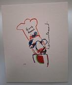 Herman Brood - Kookkunst - Zeefdruk - 350 ex., Ophalen of Verzenden