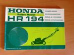 Bedieningshandleiding Honda HR 194, Ophalen of Verzenden, Gebruikt, 40 t/m 49 cm
