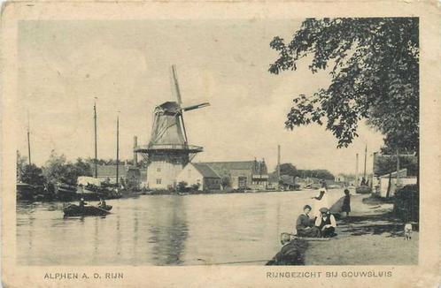 (380-798-037) Alphen aan de Rijn Gouwsluis, Verzamelen, Ansichtkaarten | Nederland, Zuid-Holland, Verzenden