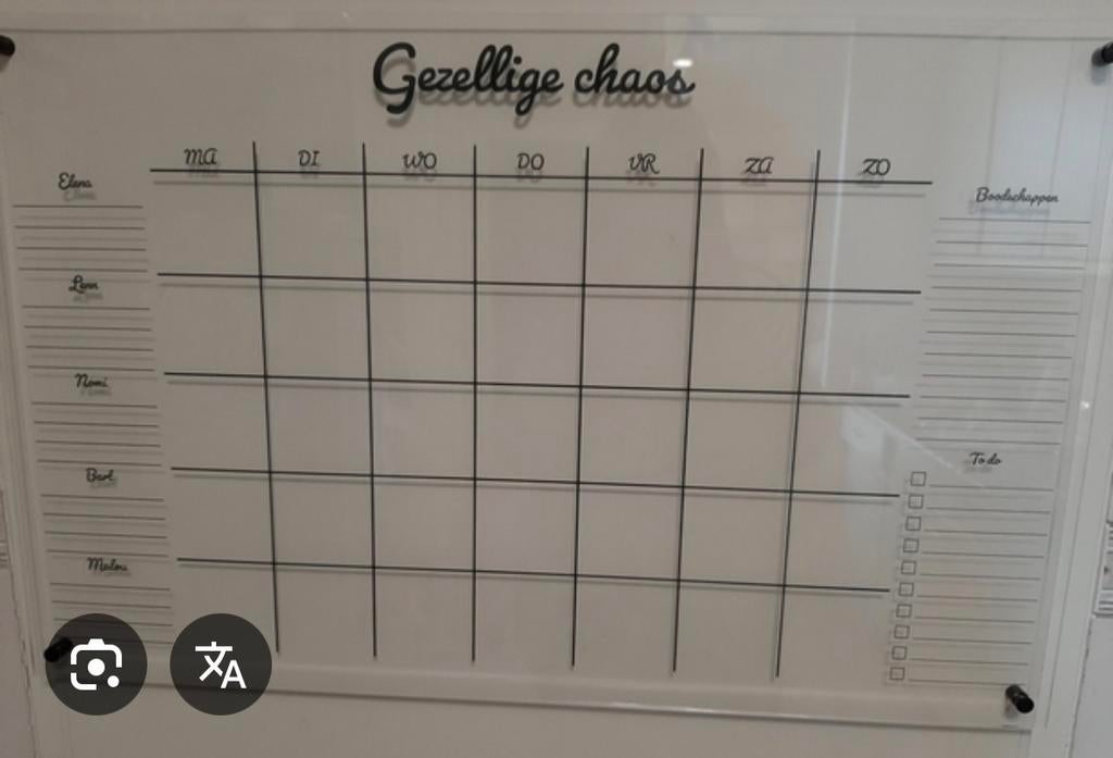 Gezocht wiredesign maandplanner, Ophalen of Verzenden, Zo goed als nieuw, Magneetbord