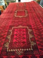Perzisch tapijt of tafelkleed, rood, breed 128, lang 238, Antiek en Kunst, Ophalen
