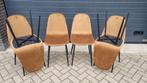 Gloednieuwe Eetkamerstoelen – Camel –, Huis en Inrichting, Stoelen, Mevsim Store, Overige kleuren, Metaal, Nieuw