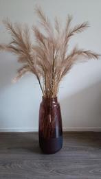 Bruine Sier Vaas, Ophalen, Overige kleuren, Nieuw, Glas