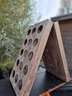 Houten Wijnfles Houder voor 30 flessen, Ophalen, Gebruikt, 15 tot 25 flessen, Minder dan 50 cm