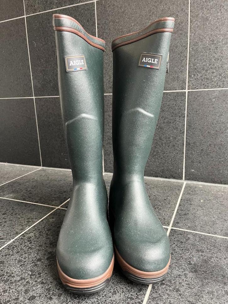 Aigle parcours 2 ISO jachtlaarzen maat 38 (Nieuw in doos), Kleding | Dames, Schoenen, Nieuw, Regenlaarzen, Groen, Ophalen