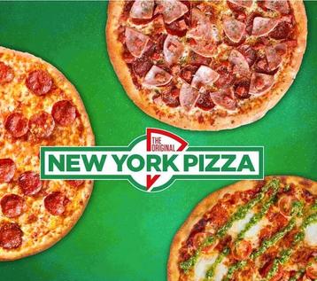 2 vouchers 25 cm pizza naar keuze new york pizza Rijen  beschikbaar voor biedingen