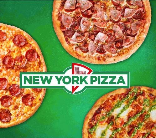 2 vouchers 25 cm pizza naar keuze new york pizza Rijen, Tickets en Kaartjes, Overige Tickets en Kaartjes, Twee personen