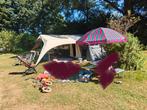 Campooz Lazy Jack trekking (2023) incl Ugly Betty, Caravans en Kamperen, Ophalen, Beige, Campooz, Tot en met 6