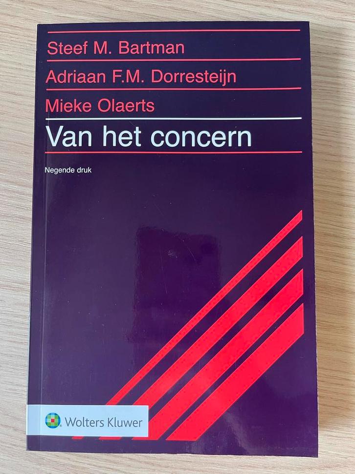 Van het concern - Ondernemingsrecht, Boeken, Studieboeken en Cursussen, Zo goed als nieuw, HBO, Gamma, Ophalen of Verzenden