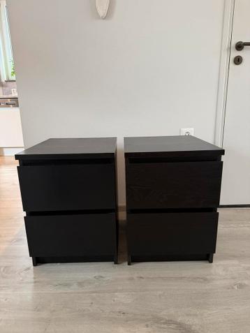 Set ikea malm nachtkastje / ladekastje - afbeelding 1