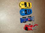 2 speelgoed auto's om te bouwen tot robot, vliegtuig, 1 auto, Kinderen en Baby's, Speelgoed | Speelgoedvoertuigen, Ophalen of Verzenden