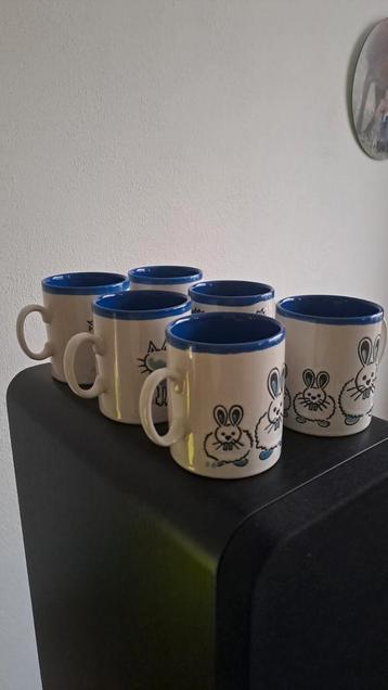 Zes schattige Just Mugs England Bekers - nieuw! beschikbaar voor biedingen