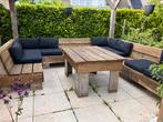 Tuinset Steigerhout, Tuin en Terras, Tuinsets en Loungesets, Ophalen, Gebruikt, Steigerhout