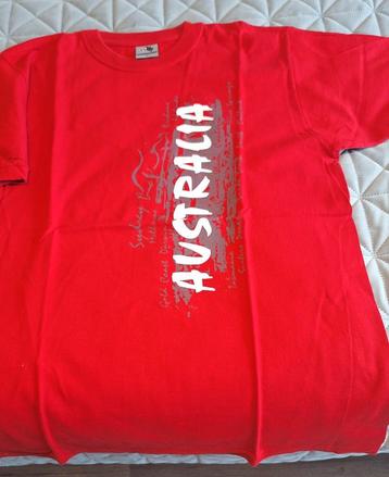 Mooi heren T-shirt met opdruk Australia, maat L beschikbaar voor biedingen