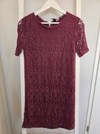 Bordeaux rode H&M divided jurk - maat L, H&M, Maat 42/44 (L), Ophalen of Verzenden, Zo goed als nieuw