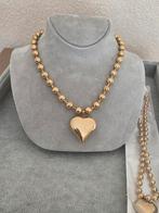 Ketting Hartje, stainless steel, Ophalen of Verzenden, Nieuw, Zilver