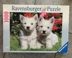 Puzzles West Highland white puppy’s en wildlife, Gebruikt, 500 t/m 1500 stukjes, Legpuzzel, Ophalen
