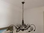 Landelijk Barokke IJzeren Kroonluchter, Huis en Inrichting, Ophalen, Landelijk brocante barok, Gebruikt, 50 tot 75 cm