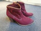 s.Oliver enkellaarsjes bordeaux maat 41, Lage of Enkellaarzen, Ophalen of Verzenden, S.Oliver, Gedragen