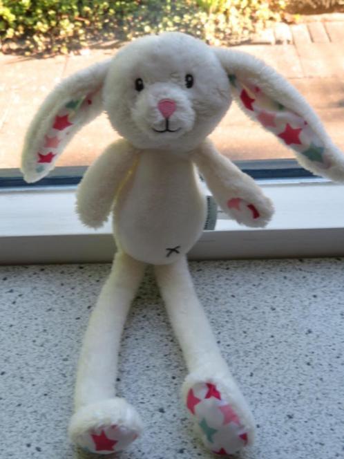 Konijn merk Little Dutch Tiamo wit met sterrenprintje, Kinderen en Baby's, Speelgoed | Knuffels en Pluche, Zo goed als nieuw, Konijn