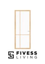 DESIGN - OAK - HELDER GLAS - Fivess Living, Doe-het-zelf en Verbouw, Deuren en Horren, 80 tot 100 cm, 215 cm of meer, Binnendeur