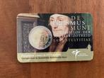 Erasmus 2 euro 2011coincard KNM 500 jaar lof der zotheid, Postzegels en Munten, Munten | Nederland, Euro's, Ophalen of Verzenden