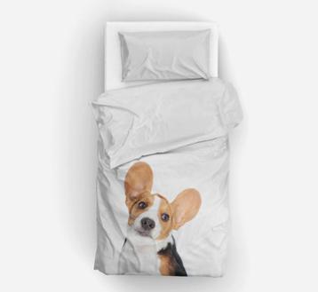  Essara dekbedovertrek Beagle 1 persoons nieuw beschikbaar voor biedingen