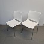 Set van 2 Kusch & Co stoelen - wit kunststof