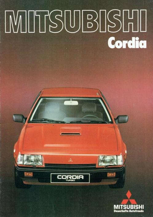 Folder Mitsubishi Cordia (Duitse uitgave - ca.1983), Boeken, Auto's | Folders en Tijdschriften, Gelezen, Mitsubishi, Verzenden