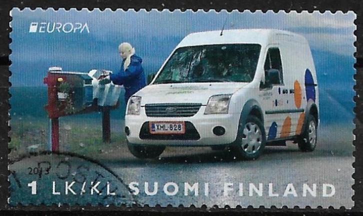 Finland 2013 mi.2239 europazegel  POSTVOERTUIGEN, Postzegels en Munten, Postzegels | Europa | Scandinavië, Gestempeld, Finland