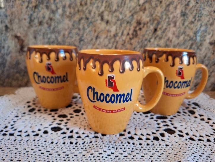 3 Chocomel mokken, Verzamelen, Merken en Reclamevoorwerpen, Ophalen of Verzenden