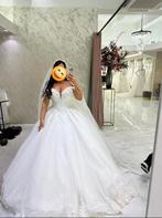 Prachtige Alberto Axu Trouwjurk te koop!, Ophalen of Verzenden, Zo goed als nieuw, Wit, Trouwjurk