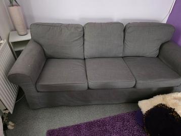 Antracietgrijze Ikea Ektorp 3-zits bank