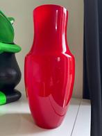 Vaas rood 26cm, Ophalen of Verzenden, Minder dan 50 cm, Rood, Glas