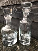 Met de hand geblazen glasservies, twee karaffen met 9 glazen, Glas of Glazen, Ophalen of Verzenden, Overige stijlen, Glas