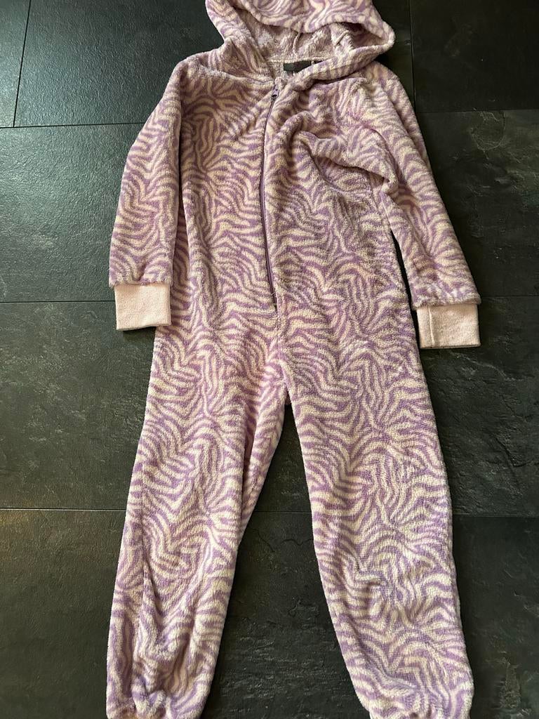 9th Avenue Warme Onesie 122/128 Paars Roze, Ophalen of Verzenden, Gebruikt, Meisje