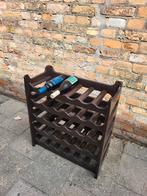 Retro Space-age bruin stapelbaar wijnrek , 5 stuks, Huis en Inrichting, Ophalen of Verzenden, Gebruikt, Kunststof, Minder dan 50 cm