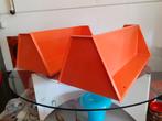 oranje kunststof schappen jaren 70 space age design retro, Huis en Inrichting, Woonaccessoires | Wandplanken en Boekenplanken