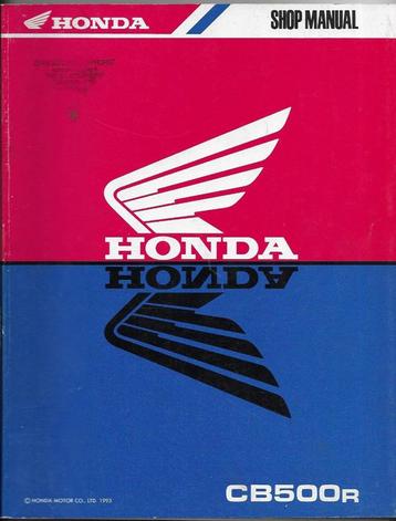 Honda CB500 shop manual (5404z) beschikbaar voor biedingen