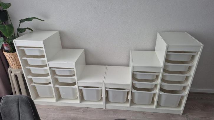 2x IKEA TROFAST opbergkast met bakken –ideaal voor speelgoed, Kinderen en Baby's, Kinderkamer | Commodes en Kasten, Zo goed als nieuw