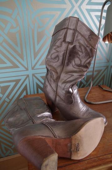 Metallic cowboy-laarzen van Bronx beschikbaar voor biedingen