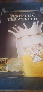 Alfa bier Abri poster, Verzamelen, Ophalen, Reclamebord, Plaat of Schild, Overige merken