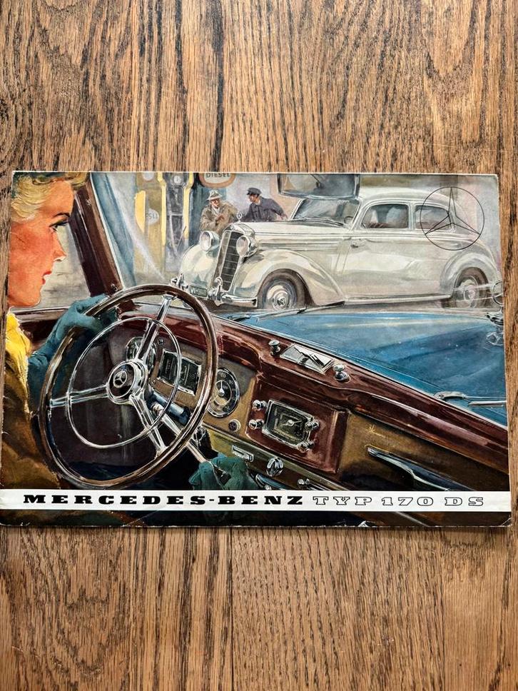 Mercedes 170 DS Brochure - 1952, Boeken, Auto's | Boeken, Gelezen, Mercedes, Ophalen of Verzenden